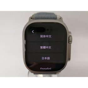 【中古】Apple Apple Watch Ultra2 49mm Cellular チタニウムケース/グリーン/グレイトレイルループ(M/L) MRF43J/A【神保町】保証期間１ヶ月【ランクA】