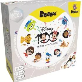 【中古】ボードゲーム ドブル： ディズニー100周年記念版 多言語番 (Dobble： Disney100)