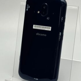 【中古B】らくらくスマートフォン F-52B ネイビー SIMフリー 白ロム