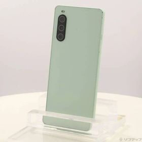 ソフマップ 〔中古品〕 Xperia 10 V 128GB セージグリーン XQDC44 楽天 SIMフリー【349】