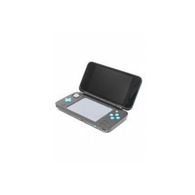 【箱説なし】Newニンテンドー2DS LL:ブラック×ターコイズ(JANSBAAA)/本体(携帯ゲーム機)