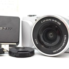 ■【動作品】ソニー SONY α NEX-3N ホワイト E PZ 16-50mm F3.5-5.6 OSS レンズキット ミラーレス一眼 シャッターカウント 8357回