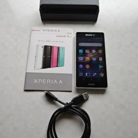 SONY Xperia A SO-04E ホワイト 本体 (難あり)