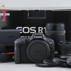 【中古】Canon キヤノン EOS R100 ダブルズームキット シャッター回数僅少 元箱付き