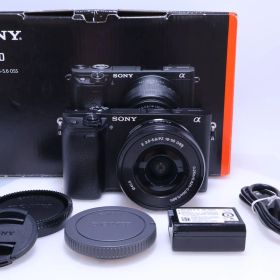 【美品】SONY α6400 パワーズームレンズキット(同梱レンズ:SELP1650) ブラック ILCE-6400L B