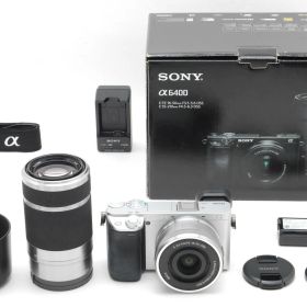 シャッター数:458【超美品】SONY ソニー a6400 ILCE-6400Y Wレンズキット