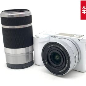 【中古】 【並品】 ソニー VLOGCAM ZV-E10 II ダブルズームレンズキット ホワイト [ZV-E10M2X W]