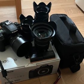 【レンズ4本付】Canon EOS 90D デジタル一眼レフカメラ