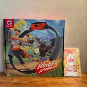 【ニンテンドースイッチ】リングフィットアドベンチャー＆フィットボクシング２セット