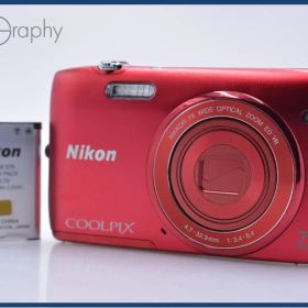 ニコン Nikon COOLPIX S3500 7X バッテリー付属 同梱無料 #ks696