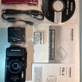OLYMPUS TG-3 ブラック + PT-056 セット 動作確認済