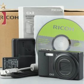 【中古】RICOH リコー CX2 ブラック コンパクトデジタルカメラ 元箱付き