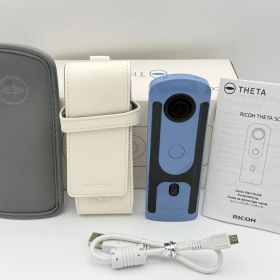 【オマケ付】RICOH THETA SC2 ブルー リコー シータ 360度カメラ R03030