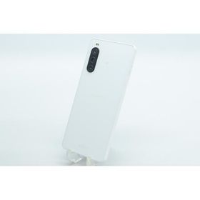 [中古]SoftBank Sony Mobile Xperia 10 V 128GB ホワイト A302SO 外観ランクA