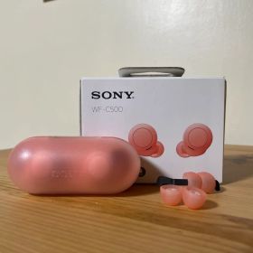 ソニーワイヤレスイヤホン WF-C500 コーラルオレンジ