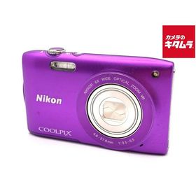 【中古】 【良品】 ニコン COOLPIX S3300 ラベンダーパープル