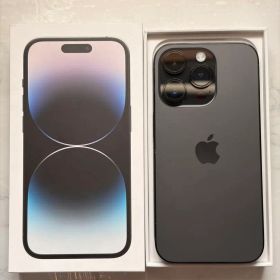 美品 Apple iPhone 14 Pro ブラック 本体・箱・付属品付き