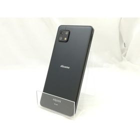 【中古】SHARP docomo 【SIMフリー】 AQUOS sense6 ブラック 4GB 64GB SH-54B【川崎】保証期間１ヶ月【ランクA】