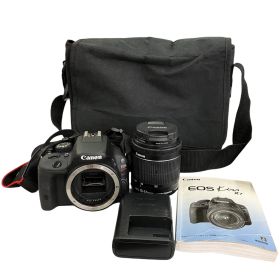 186000 通電確認のみ canon キャノン EOS Kiss X7 一眼レフカメラ 標準レンズセット ストラップ付 DS126441