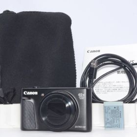【美品】Canon キャノン PowerShot SX740 HS ブラック コンパクトデジタルカメラ