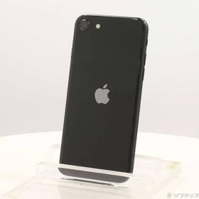 〔中古〕Apple(アップル) iPhone SE 第2世代 64GB ブラック MX9R2J／A SIMフリー〔297-ud〕