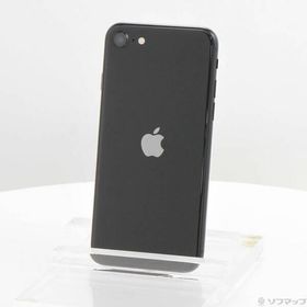 〔中古〕Apple(アップル) iPhone SE 第2世代 64GB ブラック MX9R2J／A SIMフリー〔371-ud〕