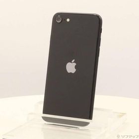 〔中古〕Apple(アップル) iPhone SE 第2世代 64GB ブラック MX9R2J／A SIMフリー〔262-ud〕