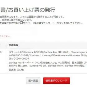 Microsoft Surface Pro 第11世代 本体
