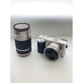 SONY◆デジタル一眼カメラ α6400 ILCE-6400Y ダブルズームレンズキット [シルバー]//