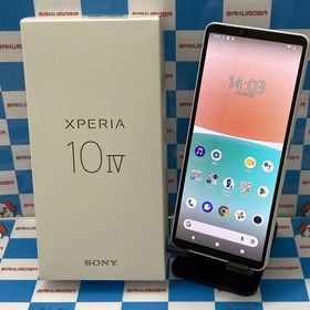 即日発送可Xperia 10 IV 128GB ホワイト SOG07 AU版SIMフリー