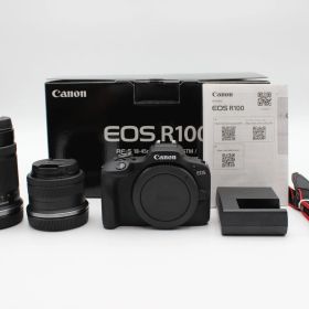 ≪ほぼ新品≫ キャノン EOS R100 ダブルズームキット ミラーレス #20260708-0017