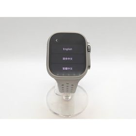 【中古】Apple Apple Watch Ultra2 49mm Cellular チタニウムケース/ブルー/ブラックトレイルループ(S/M) MRF53J/A【高崎モントレー】保証期間１ヶ月【ランクA】