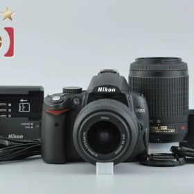 【中古】Nikon ニコン D5000 ダブルズームレンズキット シャッター回数僅少