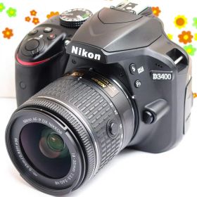 早い者勝ち☆ ニコン Nikon D3400 ☆軽量＆高画質！☆スマホに転送可