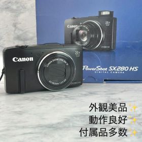 外観美品・動作良好✨ Canon PowerShot SX280 HS ブラック
