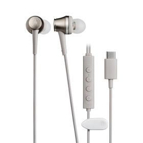 オーディオテクニカ ATH-CKD7NC-BGD ノイズキャンセリング機能対応マイク＆コントローラー搭載 USB Type-C端子専用 密閉型カナルイヤホ