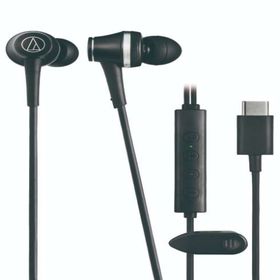 オーディオテクニカ(audio-technica) ATH-CKD7NC-BK ブラック 有線式ノイズキャンセリングイヤホン USB Type-C用
