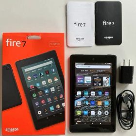 【箱充電器付】Amazon Fire 7 第9世代 16GB ブラック 動作確認