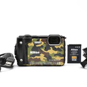 良品★ニコン Nikon COOLPIX W300 迷彩★ストラップ付 #872