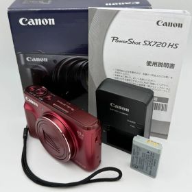 【付属品完備】Canon キャノン PowerShot SX720 HS レッド コンパクトデジタルカメラ