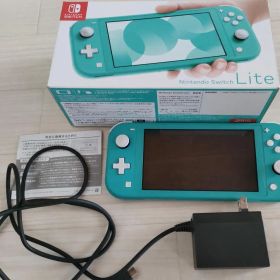 Nintendo Switch Lite 本体 ターコイズ 純正アダプター付き