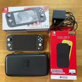Nintendo Switch Lite 本体 ケース グレー