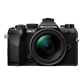 OM SYSTEM ミラーレス一眼カメラ OM-5 Mark II 12-45mm F4.0 PRO レンズキット ブラック OM-5-MK2-1245-LK-B
