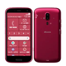 【中古】 F-52B らくらくスマートフォン ピンク SIMフリー 本体 ドコモ スマホ【送料無料】 f52bpk7mtm
