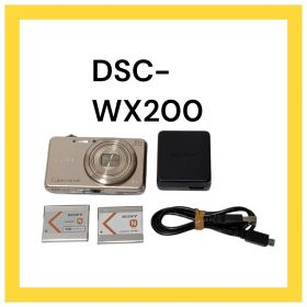美品 SONY Cyber-shot DSC-WX200 ゴールド コンデジ