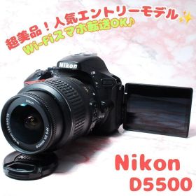 ✨Nikon D5500✨Wi-Fi搭載 スマホ転送 一眼レフ 自撮り ニコン