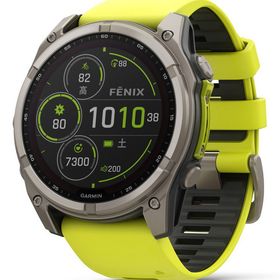 ガーミン fenix 8 Sapphire Dual Power 51mm Ti / Amp Yellow 【Suica対応】スマートウォッチ 010-02907-51[0100290751] 返品種別A