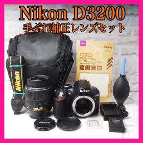 ✨️カメラデビューセット✨️Nikon D3200 届いてすぐ使える❣️美品❤️