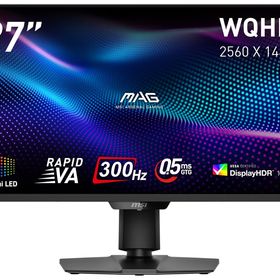 MSI｜エムエスアイ MAG-274QPF-X30MV ゲーミング液晶ディスプレイ(27型/RAPID VA/WQHD 2560×1440/300Hz/0.5ms)(ブラック)MAGシリーズ[MA