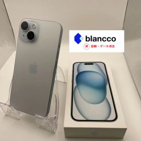 【診断済】iPhone 15 5G 256GB Blue MTMR3J/A（A3089）｜Blancco検査パス｜バッテリー100％ ■S7719